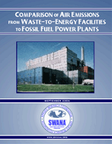 Comparison of Air Emissions from Waste-to-Energy Facilities to Fossil Fuel Power Plants