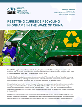 Exec summary - resetting curbside recycling